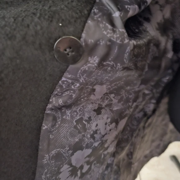 Double Breasted Skirted Peacoat Jacket/Coat - Picture 7 of 16